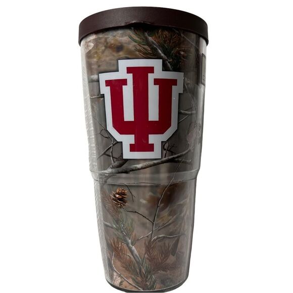 Tervis Indiana University Hoosiers RealTree Camo 24 Oz Tumbler Cup with Lid IU - Picture 1 of 8